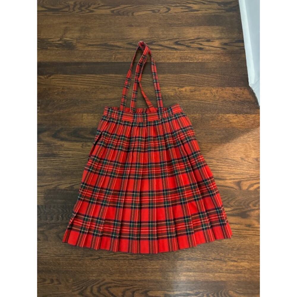 Shield Childrens Wear Kilt Romper Youth Sz 10 Tartan Plaid Traditional Pleated